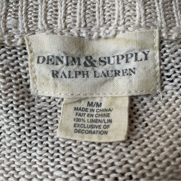 Denim & Supply Ralph Lauren Striped Linen Sweater - Picture 7 of 7